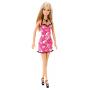 Barbie® Doll in pink printed dress