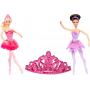 Barbie® Pink Shoes™ 2 Dolls + Tiara Gift Set