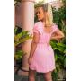 Nikki Mini Dress  Barbie Pink Linen