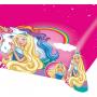 Amscan Barbie Dreamtopia Pink Plastic Tablecover