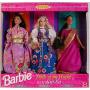 Barbie dolls of the world limited edition set Japan Norway and India