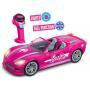 RC Barbie Dream Car with leds (Pink - 2,4 GHz)