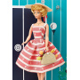 Barbie 1962 Dream House Reproduction with Blonde Doll, 3 Retro Outfits and Accessories Included, Mattel 75 Years Edition