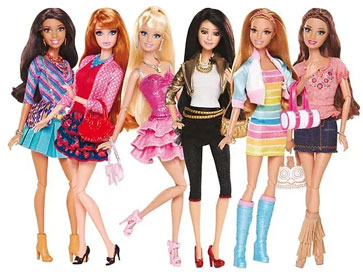 Barbie-sized friends