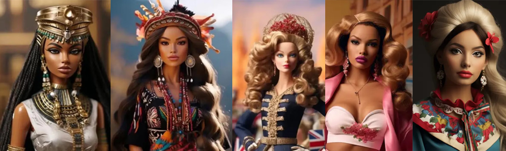 Barbie around the world: A cultural journey with the help of artificial intelligence