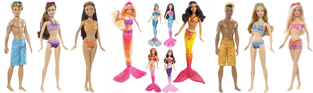 Barbie in a Mermaid Adventure 2-Beach Dolls