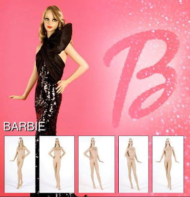 Barbie Manequi events real size 17