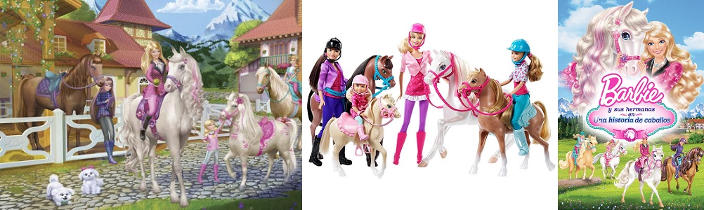Barbie and her sisters in a horse story
