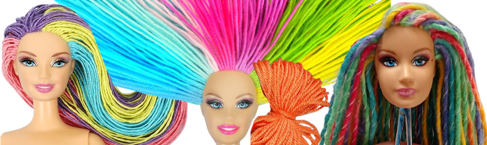 Barbie yarn hair sale