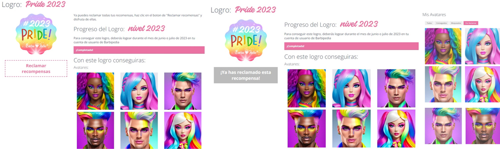 Get the Pride 2023 Avatars from BarbiePedia