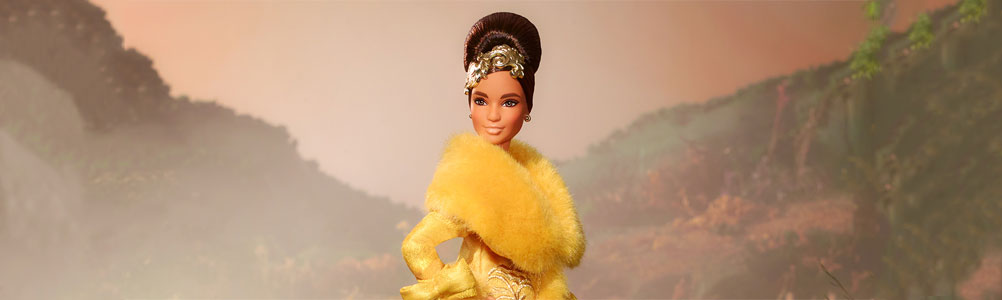 Guo Pei's world-famous Yellow Queen dress inspires new collaboration with Barbie