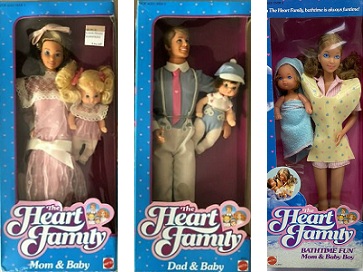Barbie heart family
