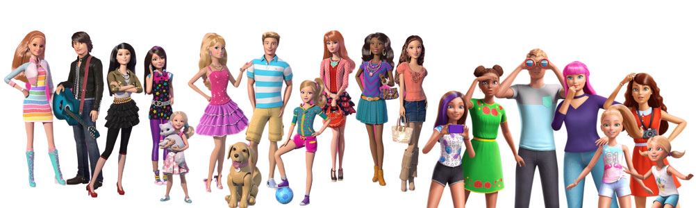 Barbie family and other main characters