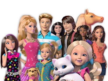 Barbie family and other main characters