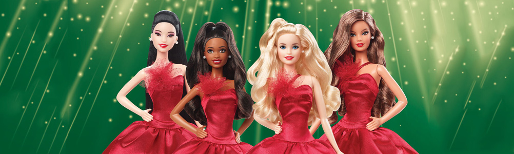 More than ever, a beloved Christmas tradition: Christmas Barbie Dolls