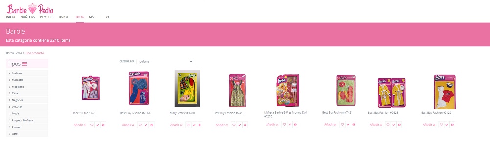 Many new items on BarbiePedia!
