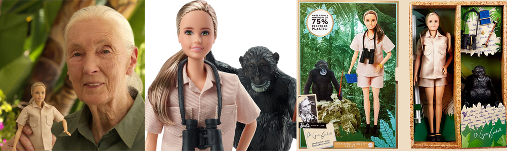 Barbie Dr. Jane Goodall Doll - Inspiring Women