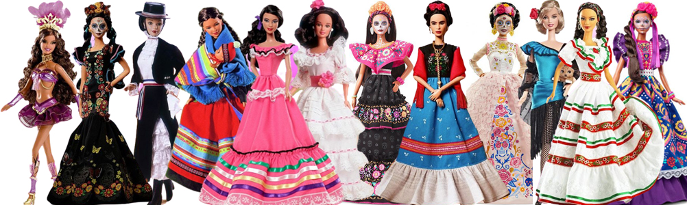 Barbie dolls that represent Latin American culture