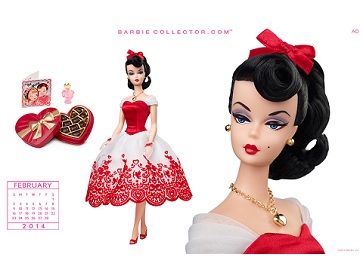 Barbie Valentine's Day dolls