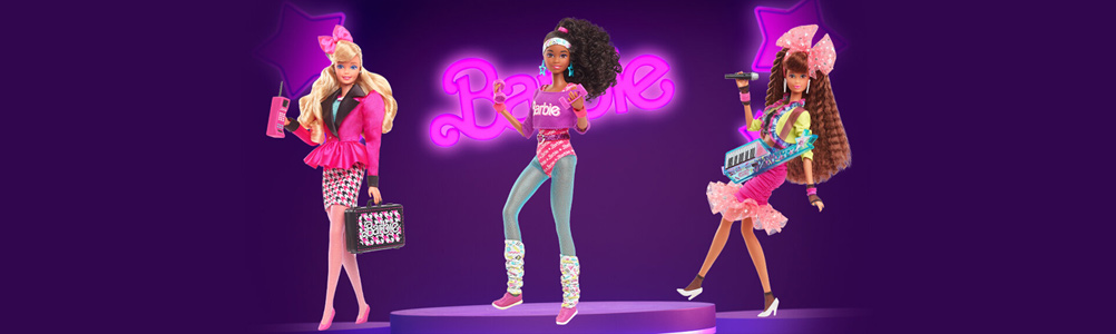 Go back to the 80s with Barbie Rewind!