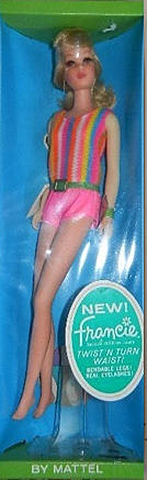 VINTAGE BARBIE FRANCIE LINGERIE PETTI-PANTS #1252 FIRST THINGS FIRST (1966)  – St. John's Institute (Hua Ming)